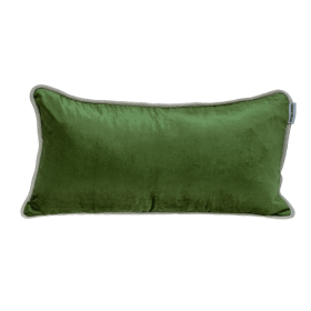 Parkland Collection Maia Transitional Multicolor Reversible Throw Pillow (Color: Olive, size: 12" x 24")