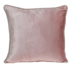 Parkland Collection Maia Transitional Multicolor Reversible Throw Pillow (Color: Pink, size: 20" x 20")