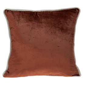 Parkland Collection Maia Transitional Multicolor Reversible Throw Pillow (Color: Brown, size: 20" x 20")