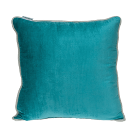 Parkland Collection Maia Transitional Multicolor Reversible Throw Pillow (Color: Teal, size: 20" x 20")