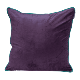 Parkland Collection Khole Transitional Multicolor Reversible Throw Pillow (Color: Purple)