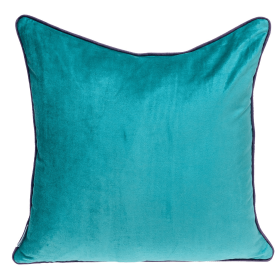 Parkland Collection Khole Transitional Multicolor Reversible Throw Pillow (Color: Teal)