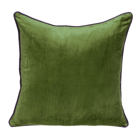 Parkland Collection Khole Transitional Multicolor Reversible Throw Pillow (Color: Olive)