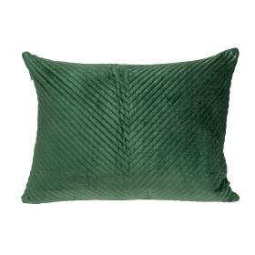 Parkland Collection Miki Transitional Lumbar Throw Pillow (Color: Green)