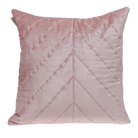 Parkland Collection Tobyn Transitional Quilted Throw Pillow (Color: Pink, size: 20" x 20")