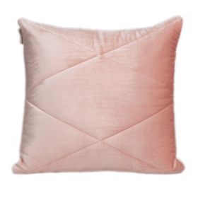 Parkland Collection Koko Transitional Quilted Throw Pillow (Color: Pink, size: 20" x 20")