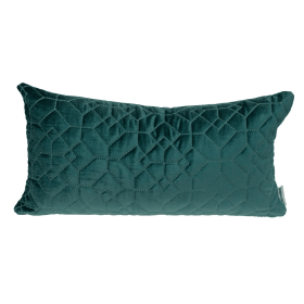 Parkland Collection Sora Transitional Quilted Throw Pillow (Color: Teal, size: 12" x 24")