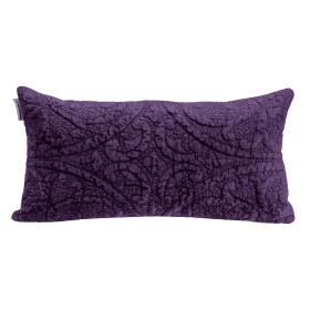 Parkland Collection Cristal Transitional Quilted Throw Pillow (Color: Purple, size: 12" x 24")