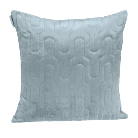 Parkland Collection Basil Transitional Quilted Throw Pillow (Color: Gray, size: 20" x 20")