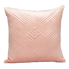 Parkland Collection Gaia Transitional Quilted Throw Pillow (Color: Pink, size: 20" x 20")