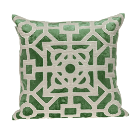 Parkland Collection Hazel Transitional Throw Pillow (Color: Green/Sage, size: 18" x 18")