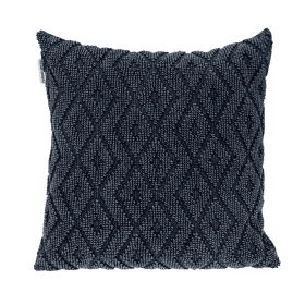 Parkland Collection Sorrel Transitional Throw Pillow (Color: Navy, size: 18" x 18")