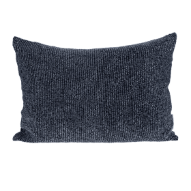 Parkland Collection Aster Transitional Beaded Throw Pillow (Color: Metalic Blue, size: 14" x 20")