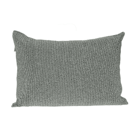 Parkland Collection Aster Transitional Beaded Throw Pillow (Color: Silver, size: 14" x 20")