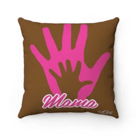 On The Go Mama Decorative Pillow (size: 14"x14")