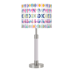 CHARLESTON TABLE LAMP (Color: Pop Shop / Peony Paint / Nickel)