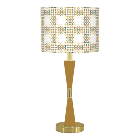 CHARLOTTE TABLE LAMP (Color: Modern Mosaic / Grandiose Paint / Brass)