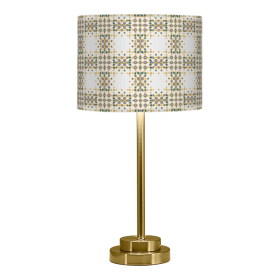 HANOVER TABLE LAMP (Color: Modern Mosaic / Gold Satin)