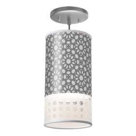 AUSTIN PENDANT LIGHT (Color: Dahlia in Gray)