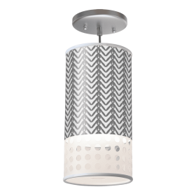 AUSTIN PENDANT LIGHT (Color: Herringbone Gray)