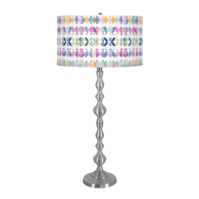 Nashville Buffet Lamp - Silver Base (Color: Pop Shop)