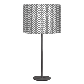 Portland Table Lamp (Color: Herringbone Vertical)