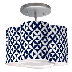 Sanibel Pendant Light (Color: Fleur in Navy)