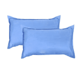 Solid Color Pillow Cases Cotton Touch (Color: Baby Blue)