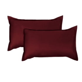 Solid Color Pillow Cases Cotton Touch (Color: Red)