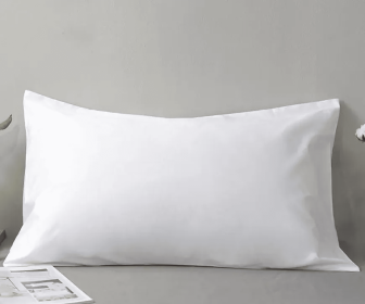 Solid Color Pillow Cases Cotton Touch (Color: White)