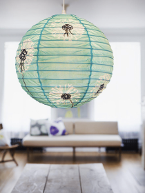 Lantern (Color: Dandelions on Aqua)