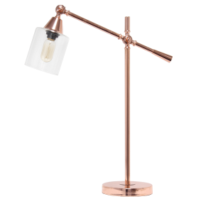 Lalia Home Vertically Adjustable Desk Lamp (Color: Rose Gold)