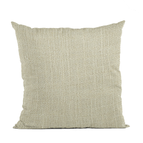 Plutus Vanilla Wall Textured Solid, With Open Weave. Luxury Throw Pillow (Color: Vanilla, size: Double sided  26" x 26")