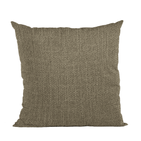 Plutus Hemp Wall Textured Solid, With Open Weave. Luxury Throw Pillow (Color: Hemp, size: Double sided  20" x 20")