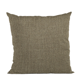 Plutus Hemp Wall Textured Solid, With Open Weave. Luxury Throw Pillow (Color: Hemp, size: Double sided  26" x 26")