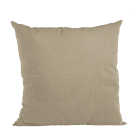 Plutus Brown Solid Shiny Velvet Luxury Throw Pillow (Color: Brown, size: Double sided  26" x 26")