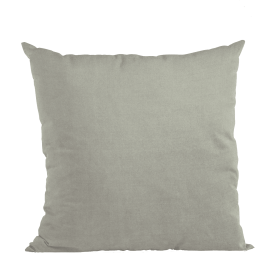 Plutus Grey Solid Shiny Velvet Luxury Throw Pillow (Color: Grey, size: Double sided  26" x 26")