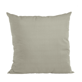 Plutus Light Grey Solid Shiny Velvet Luxury Throw Pillow (Color: Light Grey, size: Double sided  24" x 24")