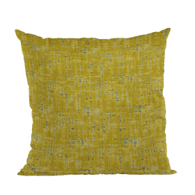 Plutus Sulfur New Planet Cut Velvet Luxury Throw Pillow (Color: Sulfur, size: Double sided  12" x 20")