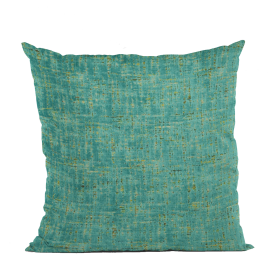 Plutus Tourmaline New Planet Cut Velvet Luxury Throw Pillow (Color: Tourmaline, size: Double sided  18" x 18")