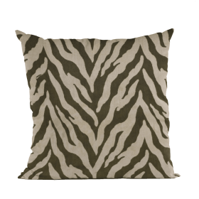 Plutus Tribal Zebra Zebra Print Velvet Luxury Throw Pillow (Color: Tribal, size: Double sided  12" x 20")