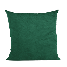 Plutus Emerald Lux Velvet Shiny Velvet Luxury Throw Pillow (Color: Emerald, size: Double sided  20" x 26" Standard)