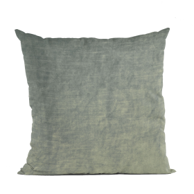 Plutus Sterling Lux Velvet Shiny Velvet Luxury Throw Pillow (Color: Sterling, size: Double sided  26" x 26")