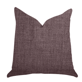 Plutus Grape Seed Luxury Throw Pillow in Purple Tones (Color: Purple, size: Double sided  22" x 22")