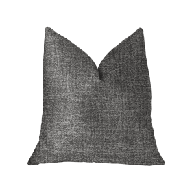 Plutus Dolphin  Gray Luxury Throw Pillow (Color: Gray, size: Double sided  12" x 20")