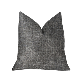 Plutus Dolphin  Gray Luxury Throw Pillow (Color: Gray, size: Double sided  22" x 22")