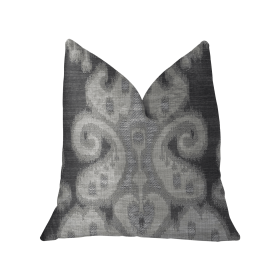 Plutus Social Butterfly Brown Shades Luxury Throw Pillow (Color: Brown Shades, size: Double sided  12" x 20")