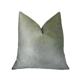 Plutus Foxy Arctic Fox White Ivory Handmade Luxury Pillow (Color: White Ivory, size: Double Sided 20" x 20")