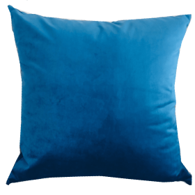 Plutus Pure  Navy Handmade Luxury Pillow (Color: Navy, size: Double Sided 18" x 18")