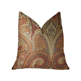 Plutus Monarch Serenade Multicolor Luxury Throw Pillow (Color: Multicolor, size: Double sided  24" x 24")